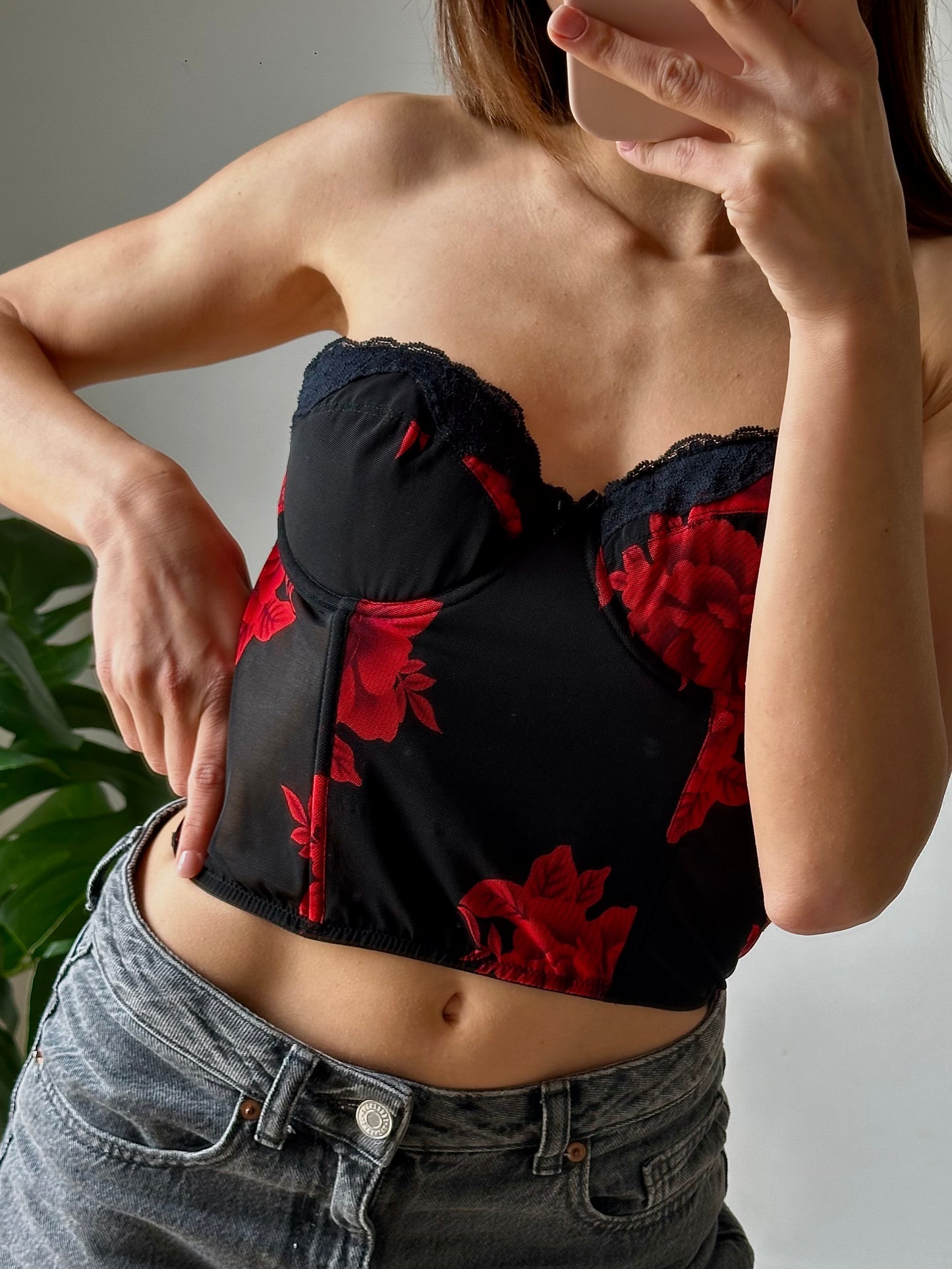 Rose bustier