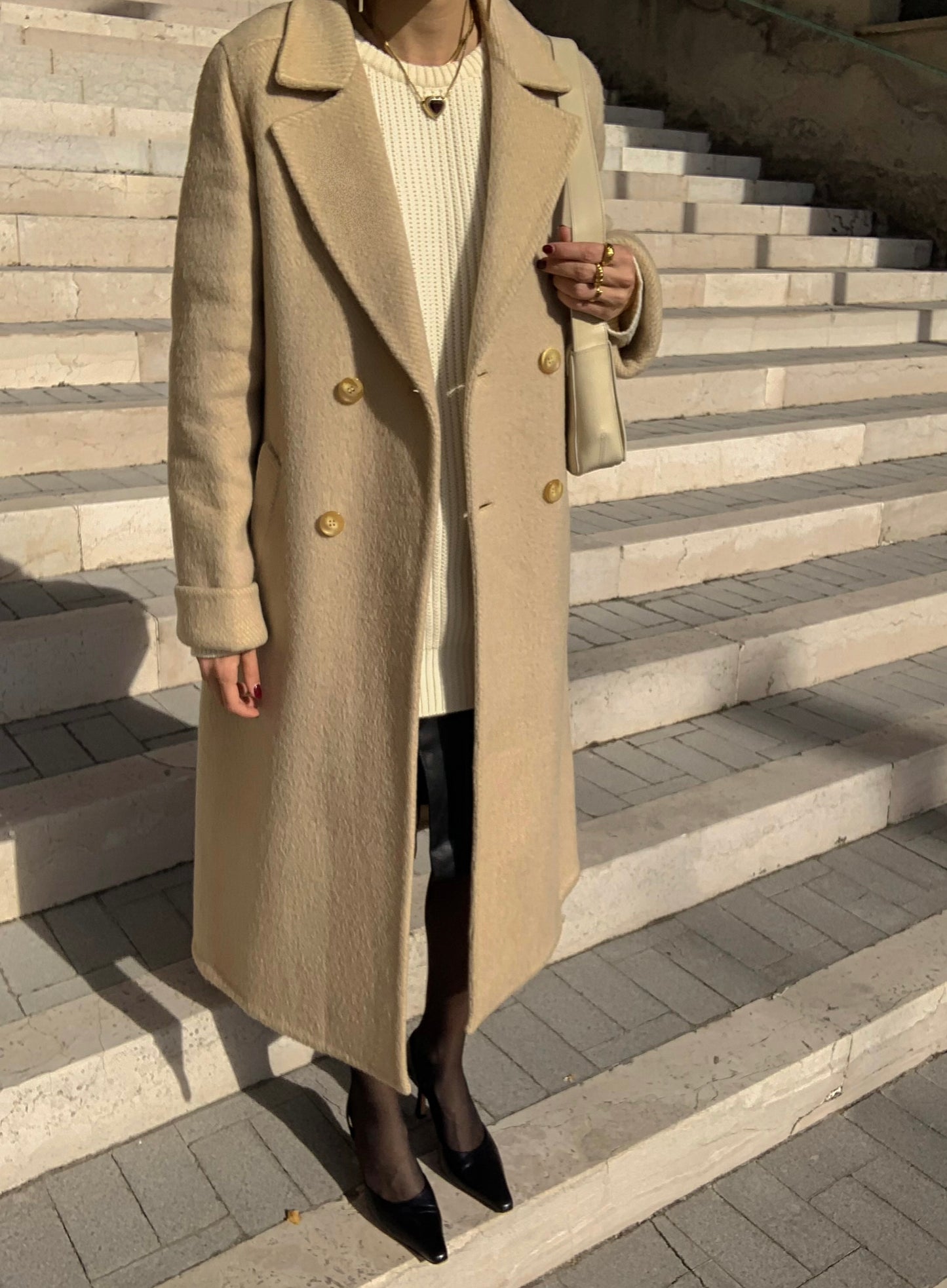 Vintage vanilla coat