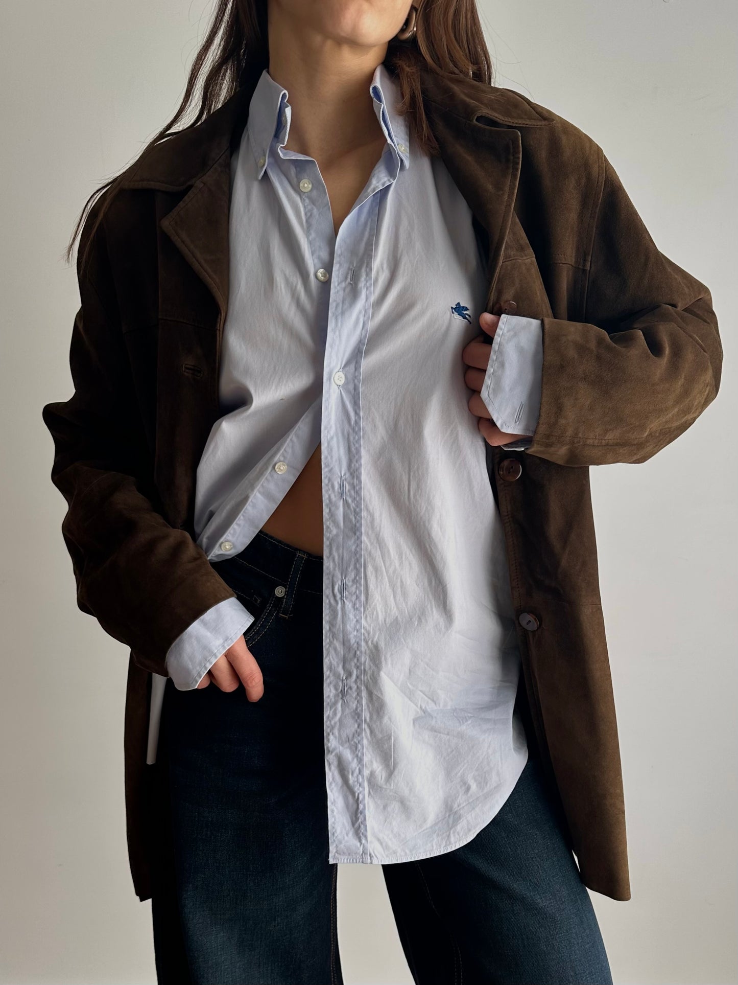 Suede choco jacket