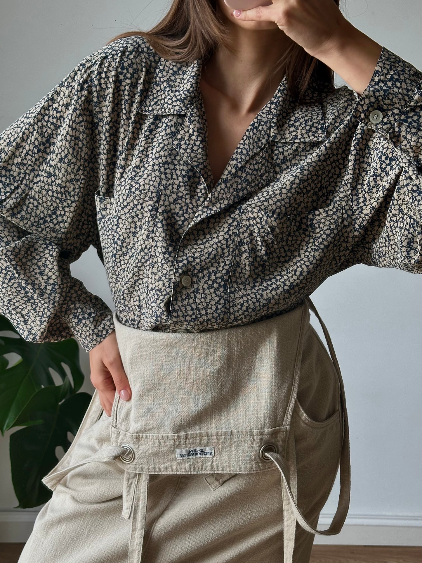 Pure silk shirt