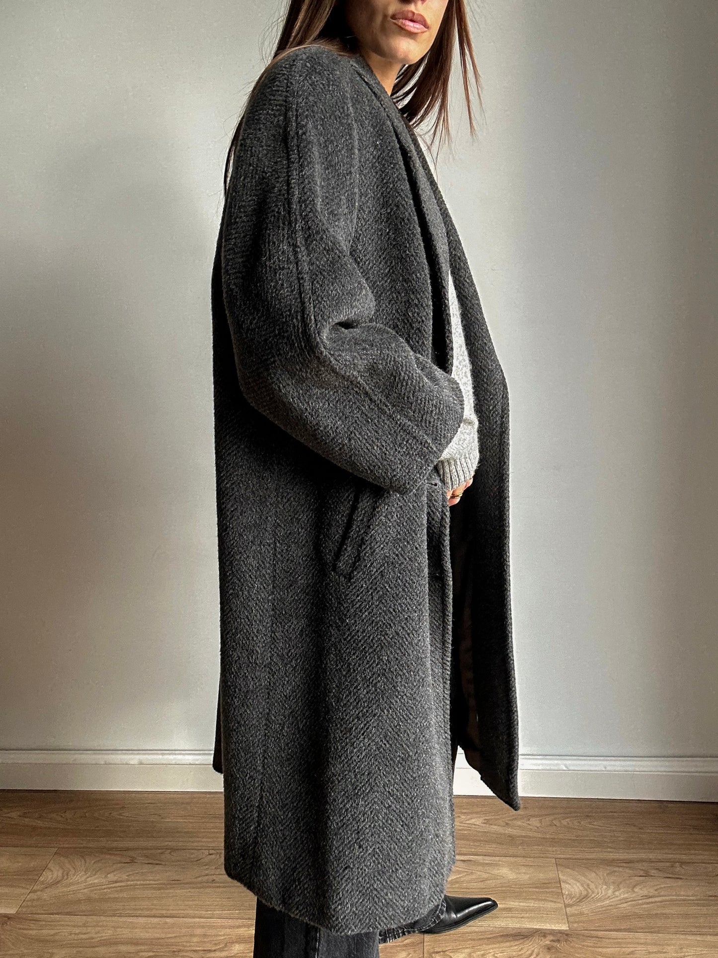 Spinato grey coat