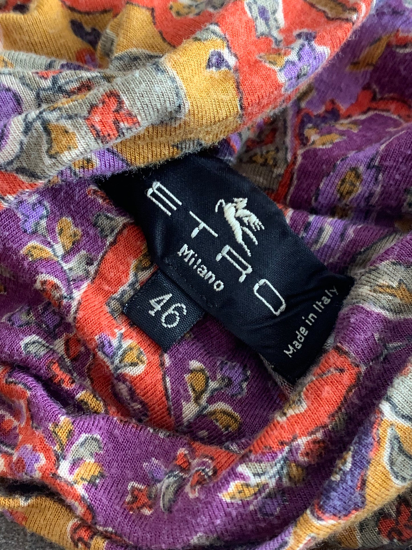 Vintage Etro jersey top