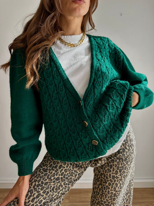 Emerald cardigan