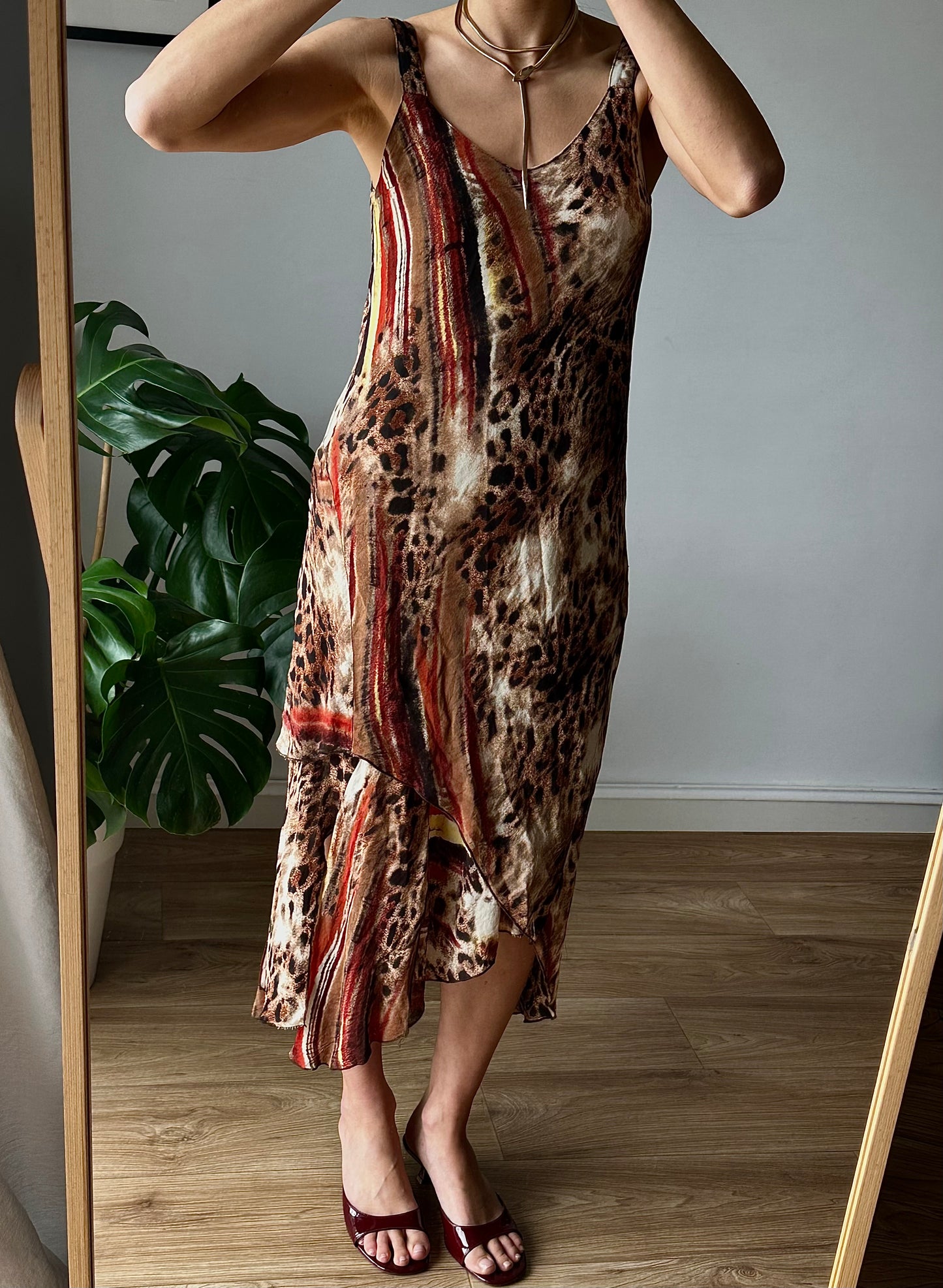 Animalier print dress