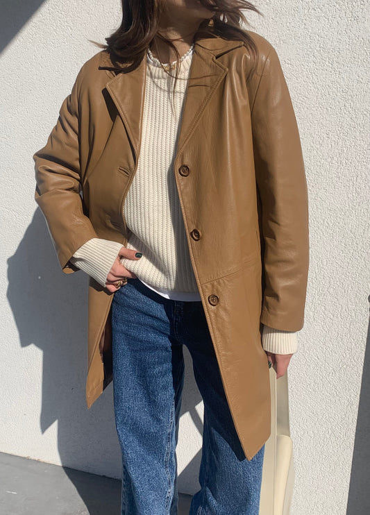Biscotto leather jacket