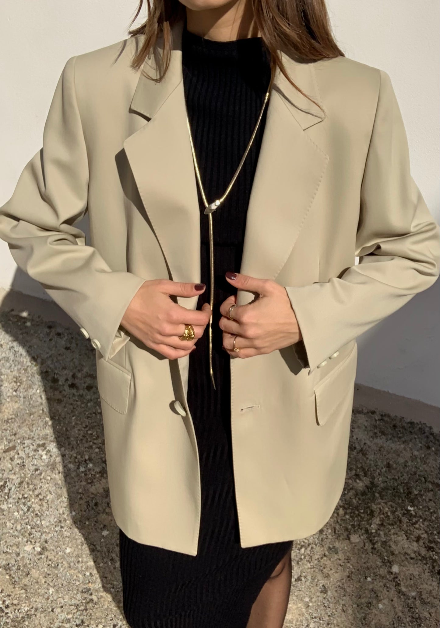 Vintage cream blazer