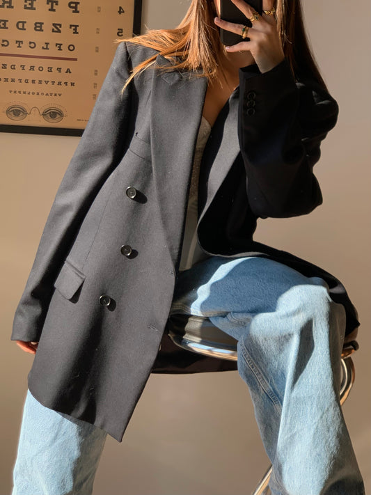 Navy oversized blazer