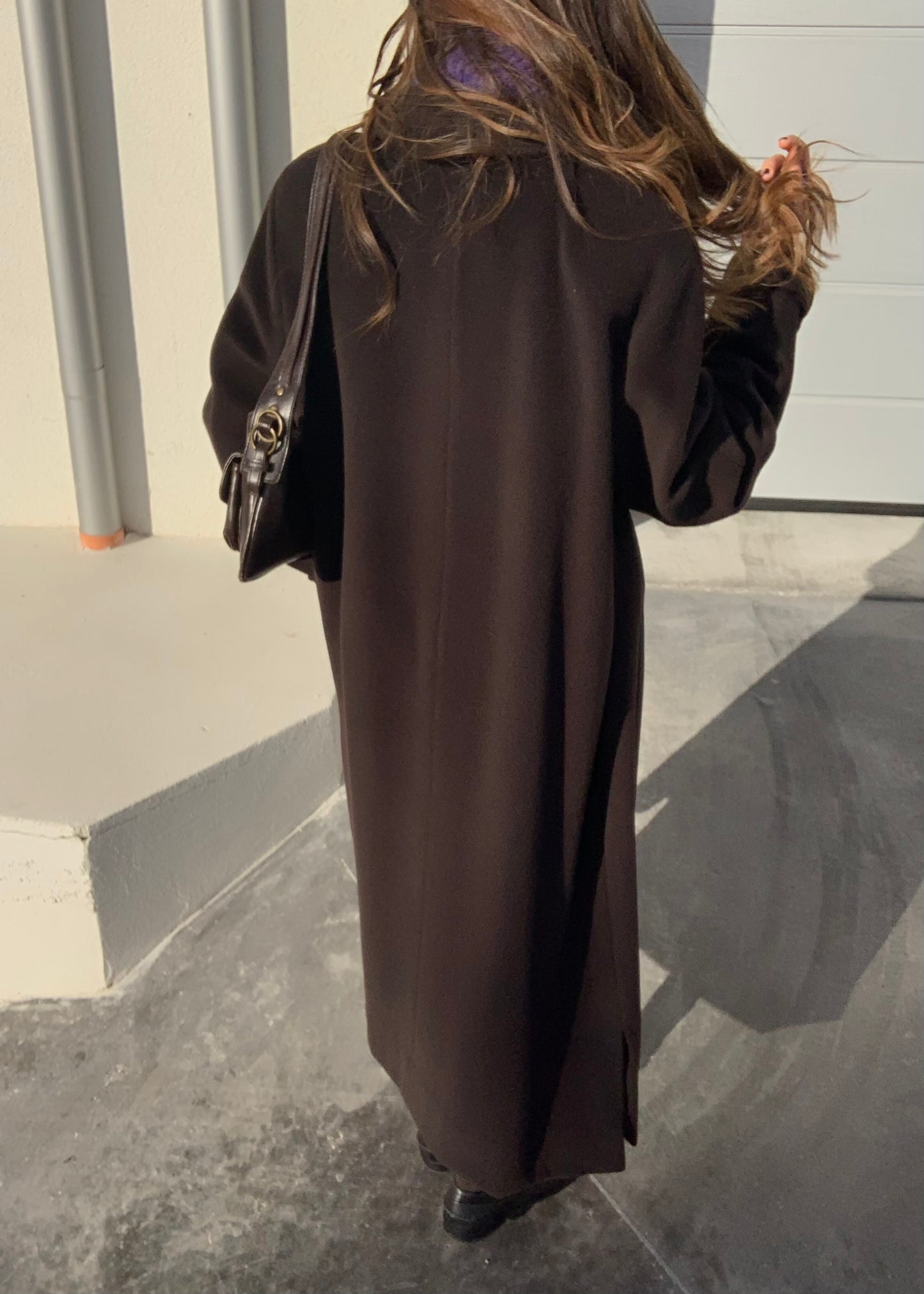 Vintage dark choco coat