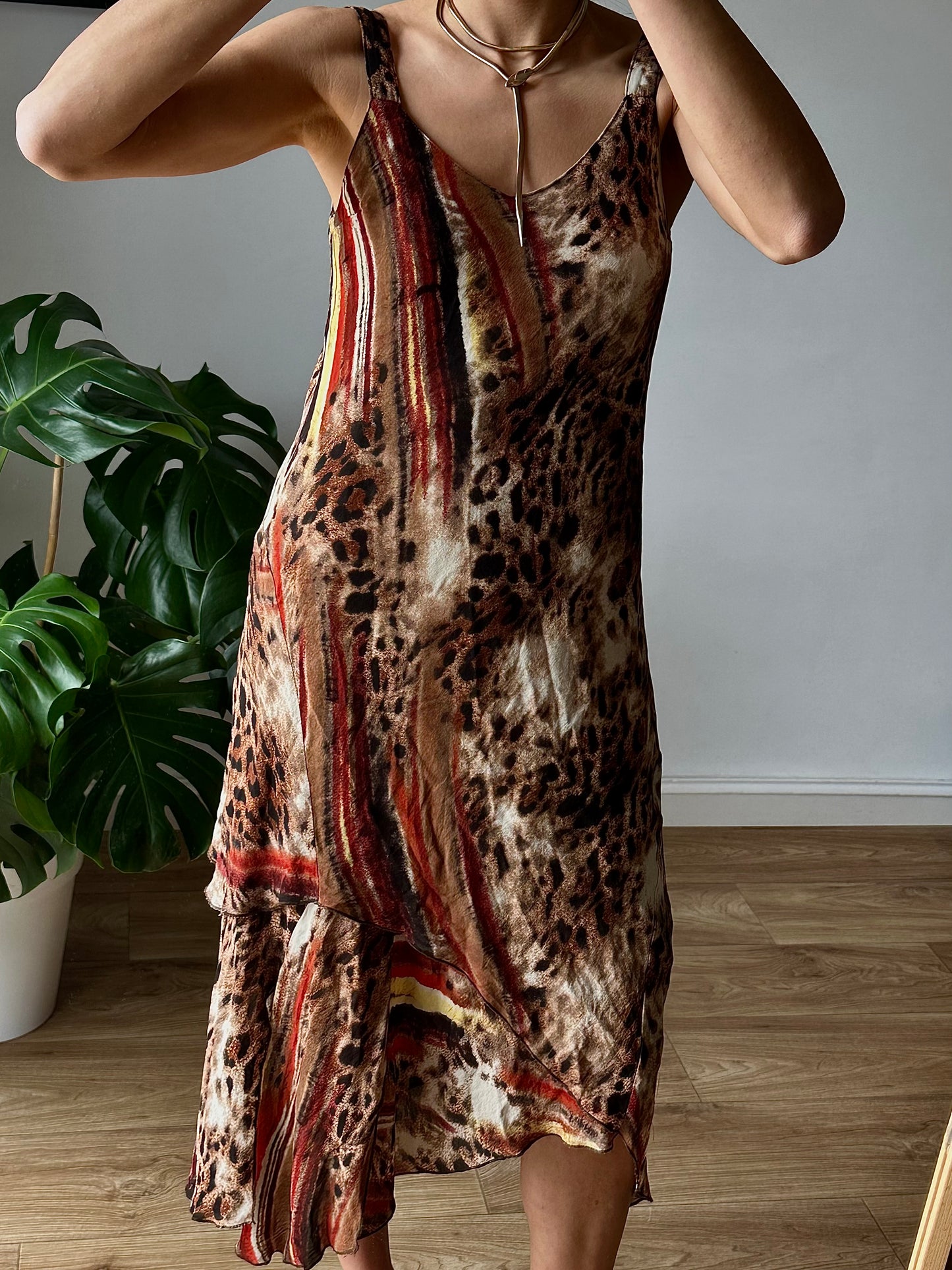 Animalier print dress