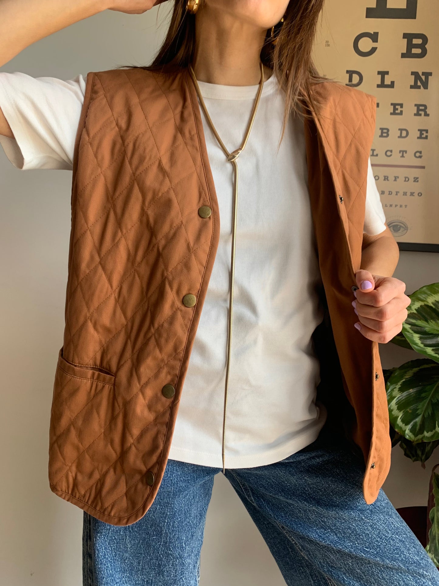 Vintage burnt orange vest