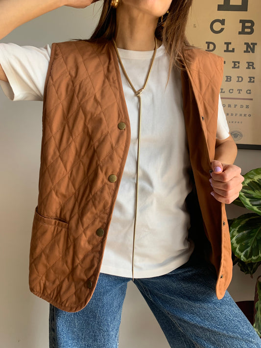 Vintage burnt orange vest