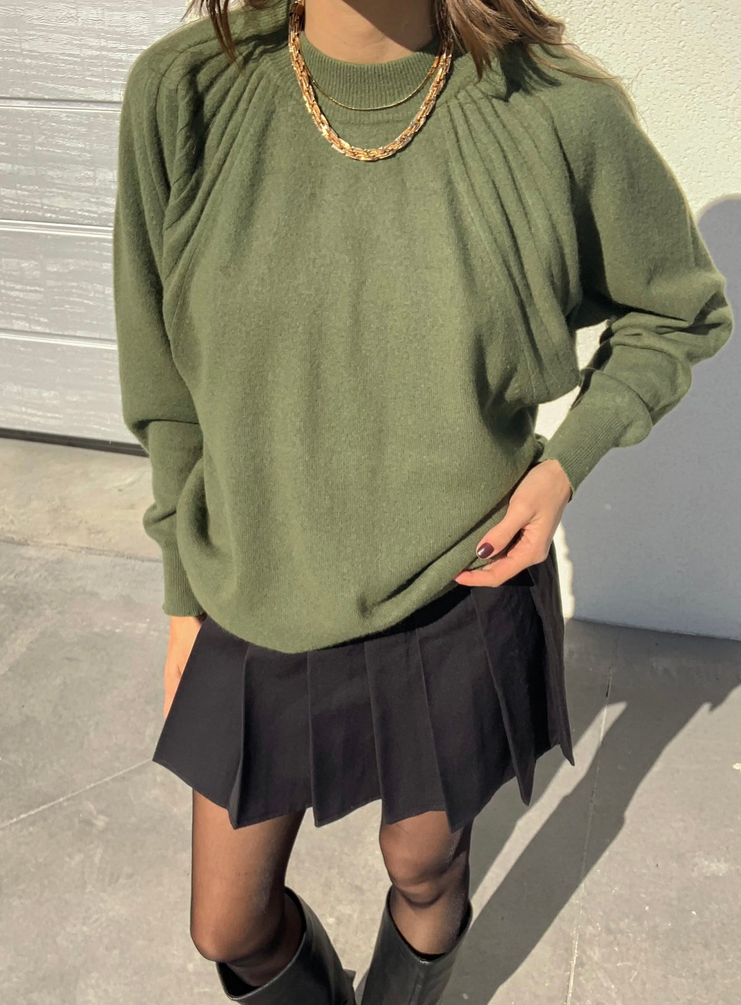 Vintage angora and wool cozy jumper