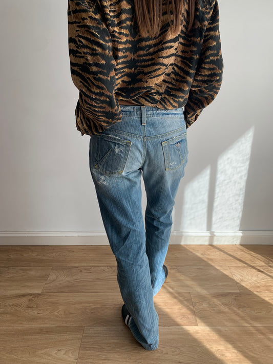 Armani low-waist denim