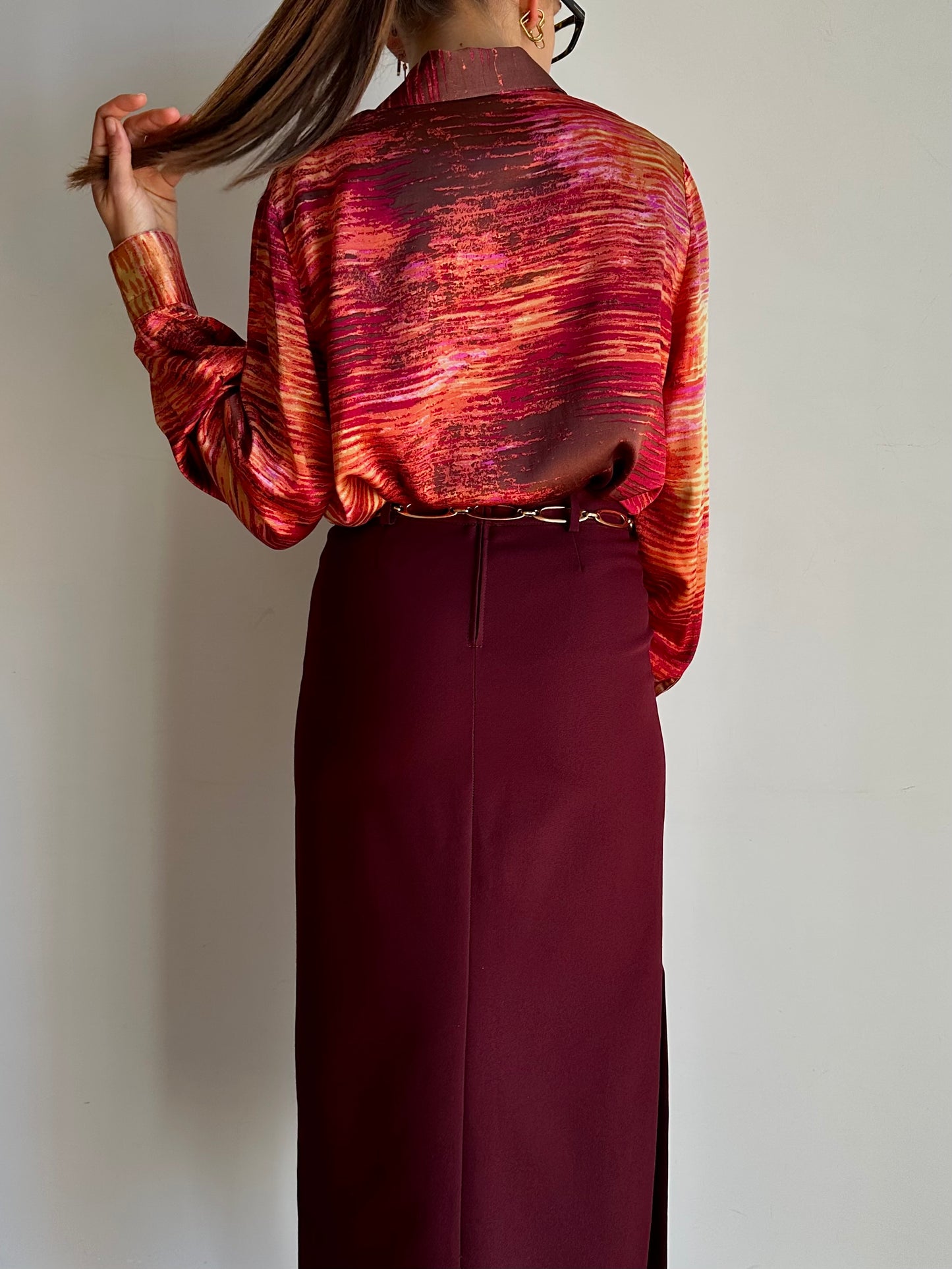 Pure liquid silk 100% shirt