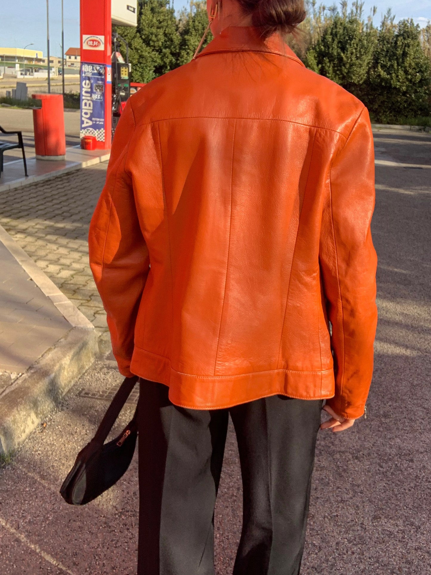 Vintage aragosta leather jacket