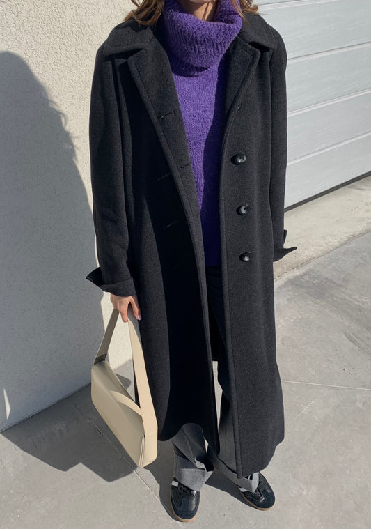 Antracite classic coat