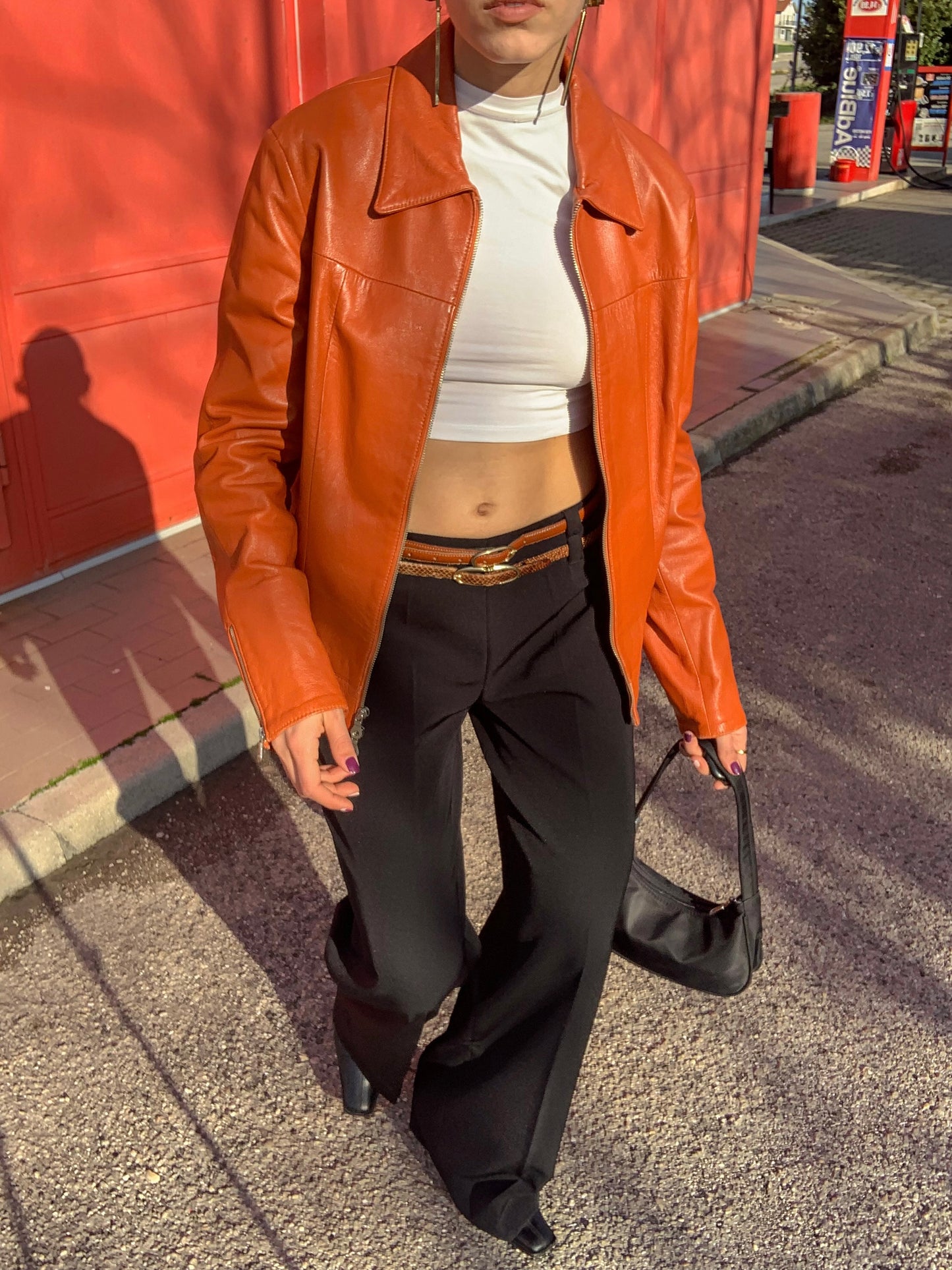 Vintage aragosta leather jacket