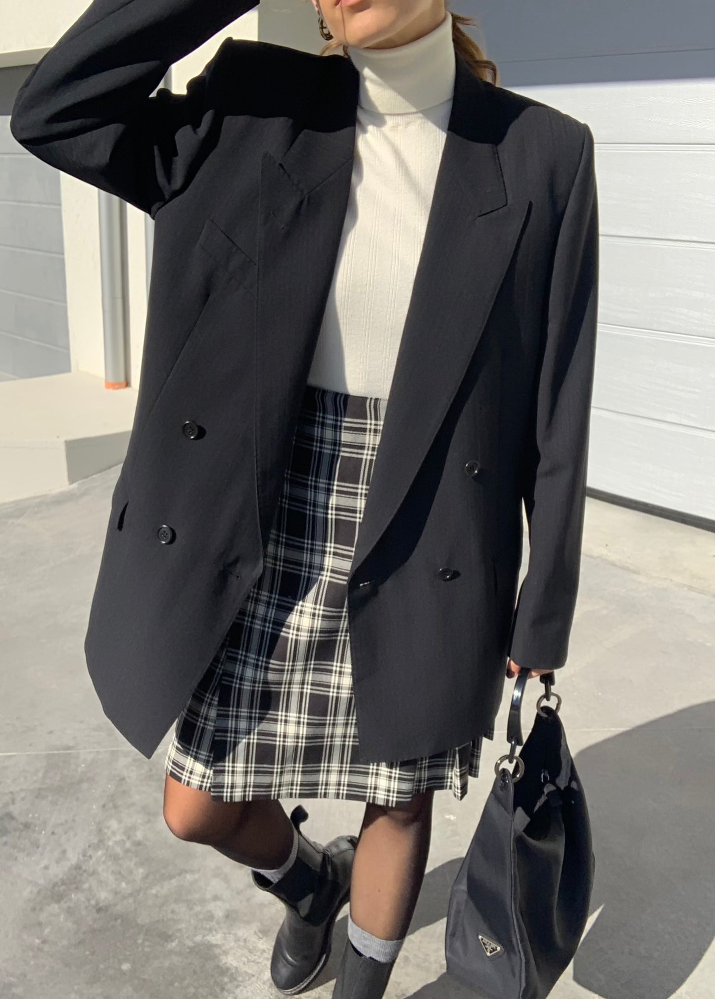 Vintage essential black blazer