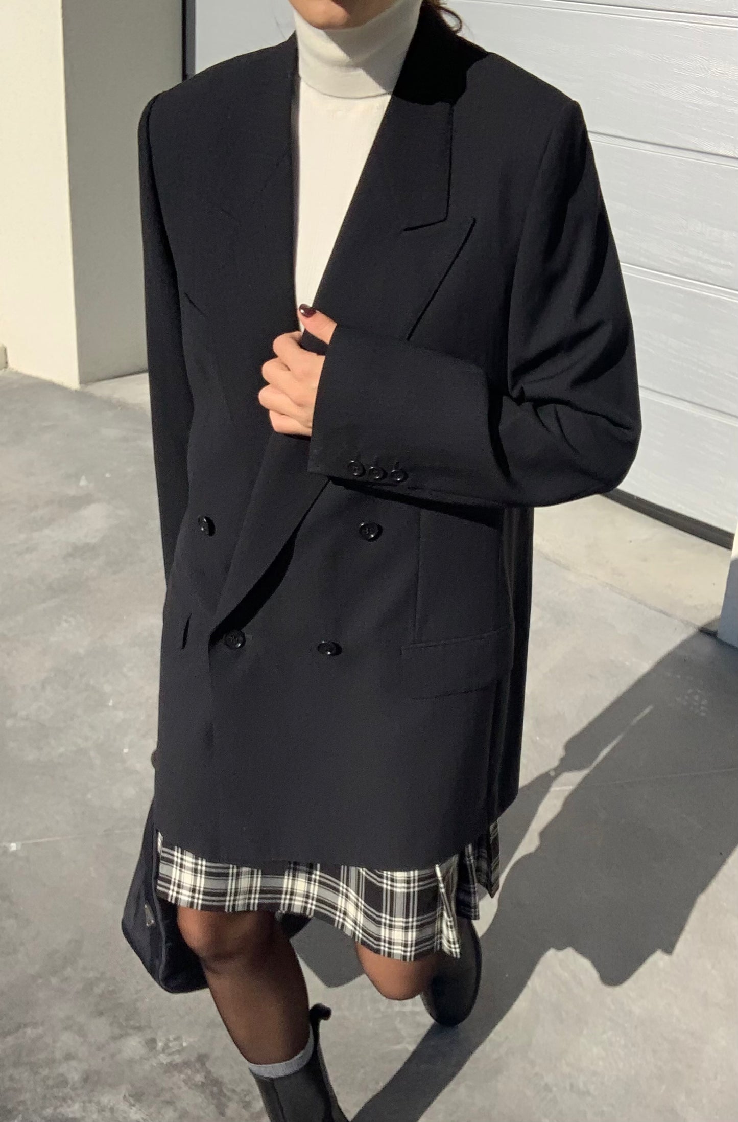 Vintage essential black blazer