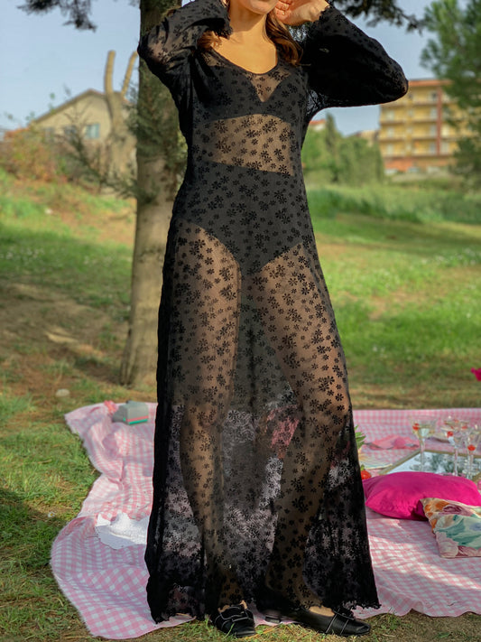 Vintage transparent dress