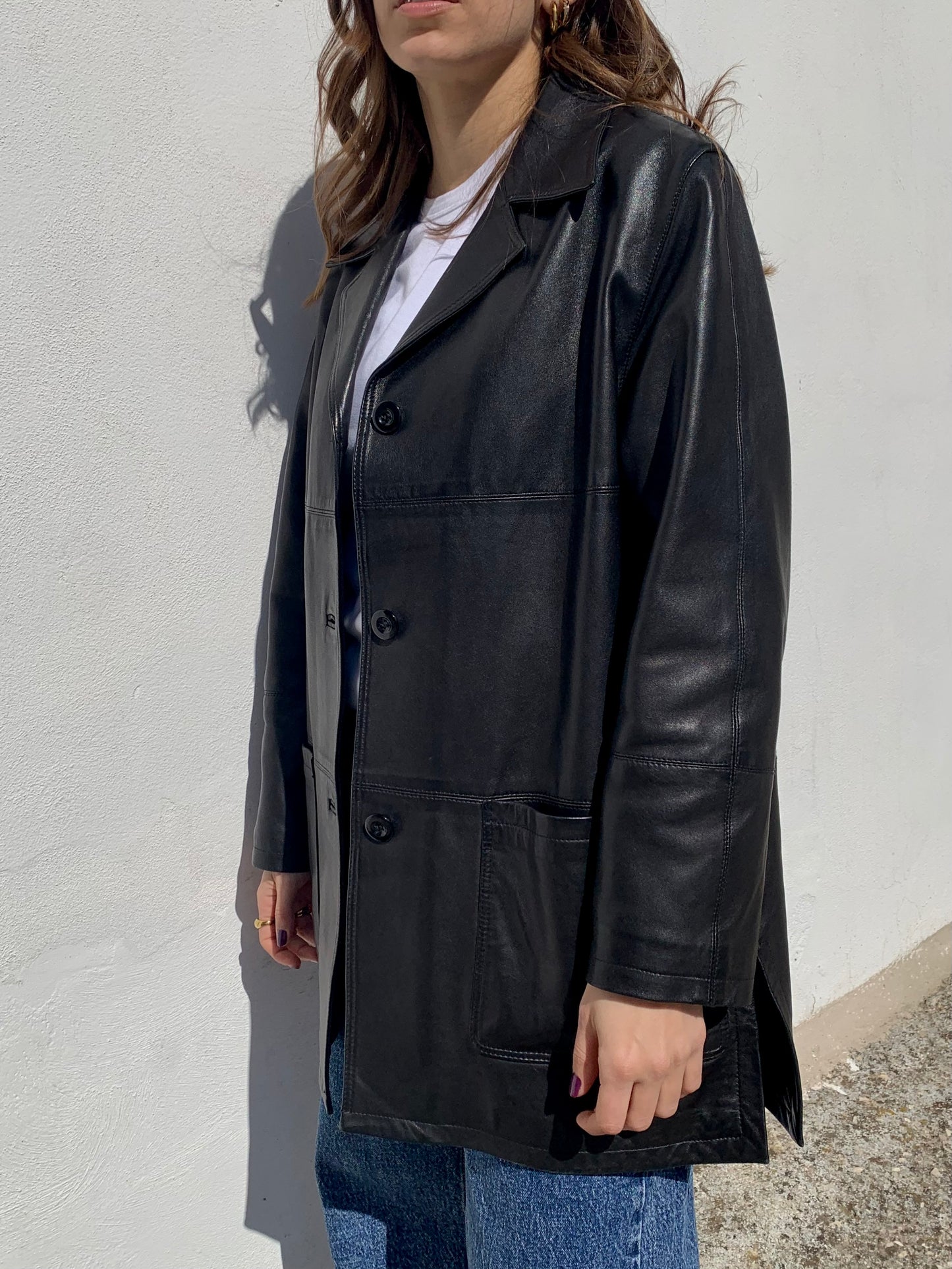 Vintage genuine leather jacket