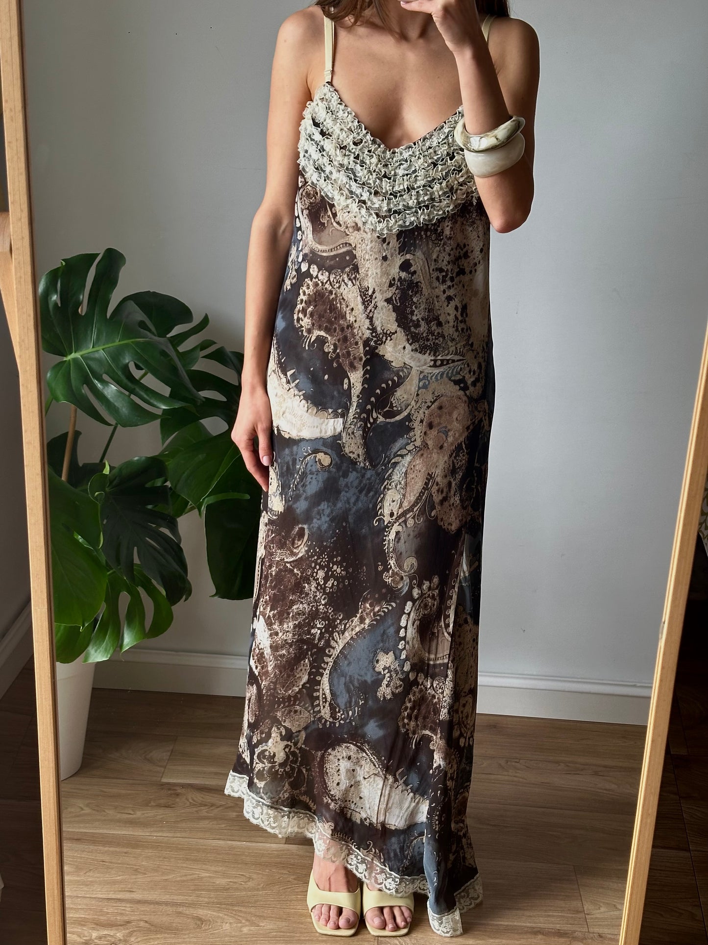 Abstract print dress