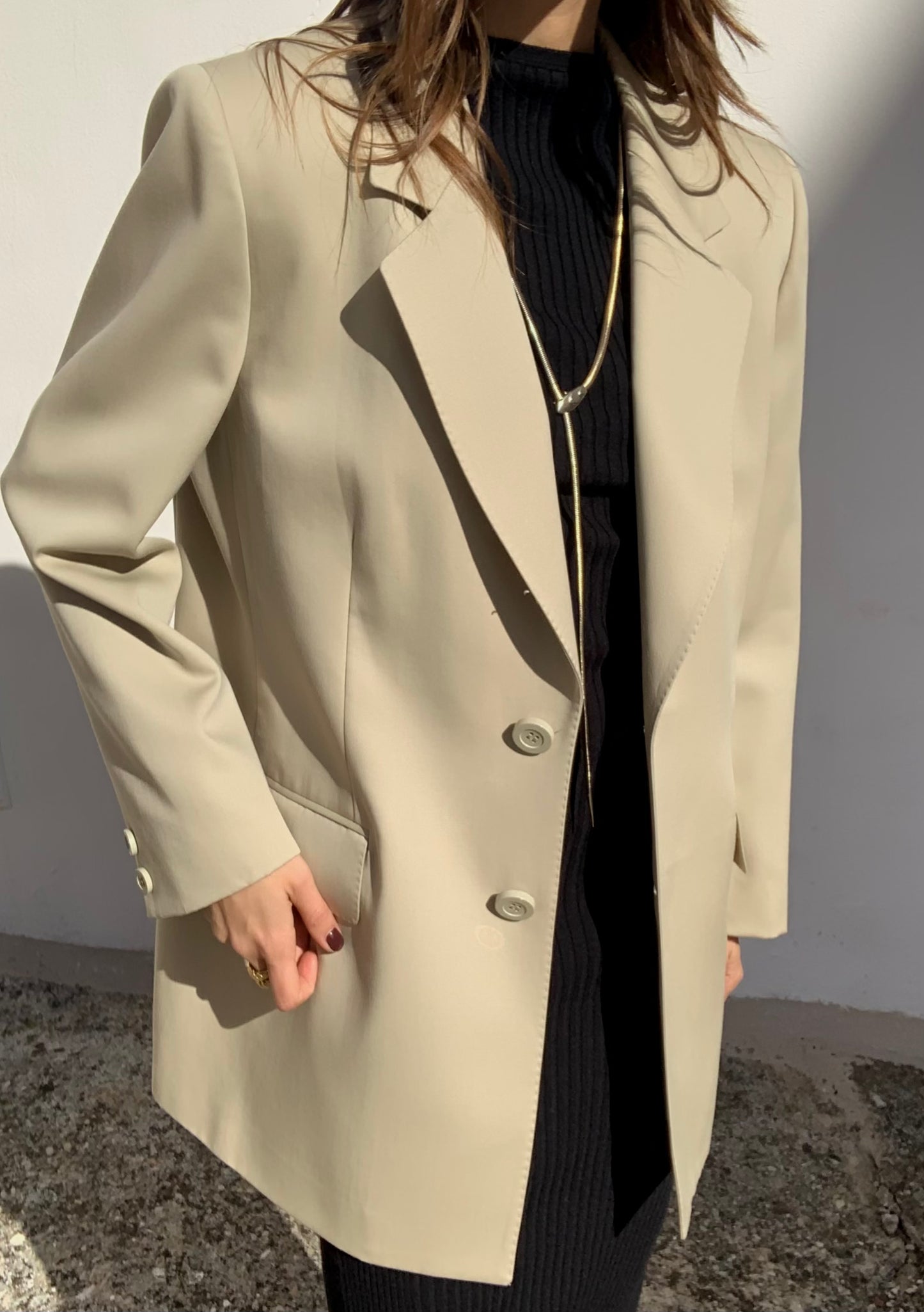 Vintage cream blazer