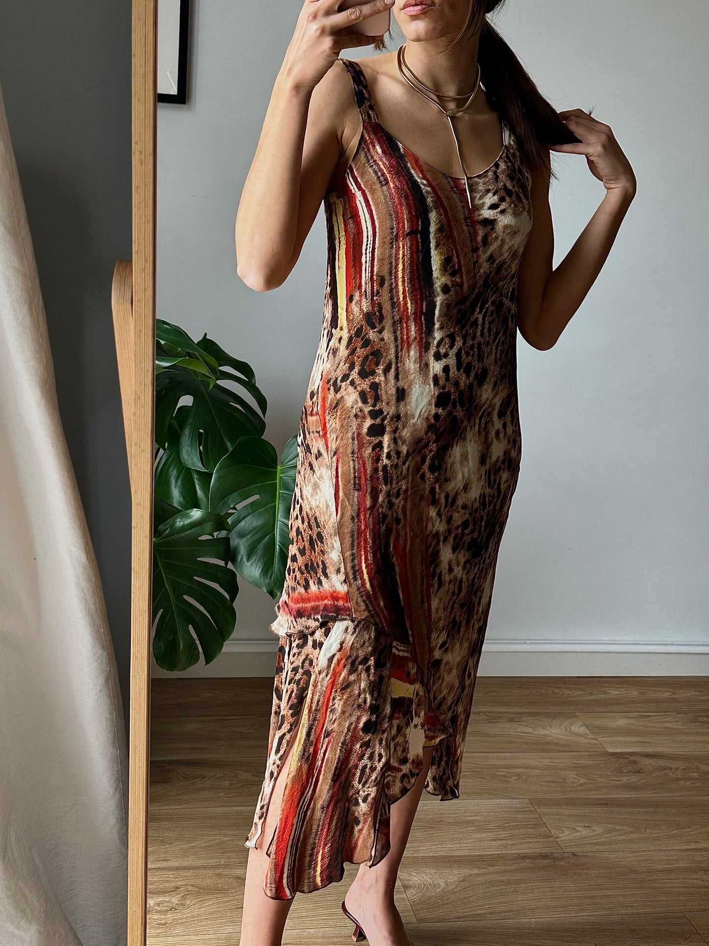 Animalier print dress