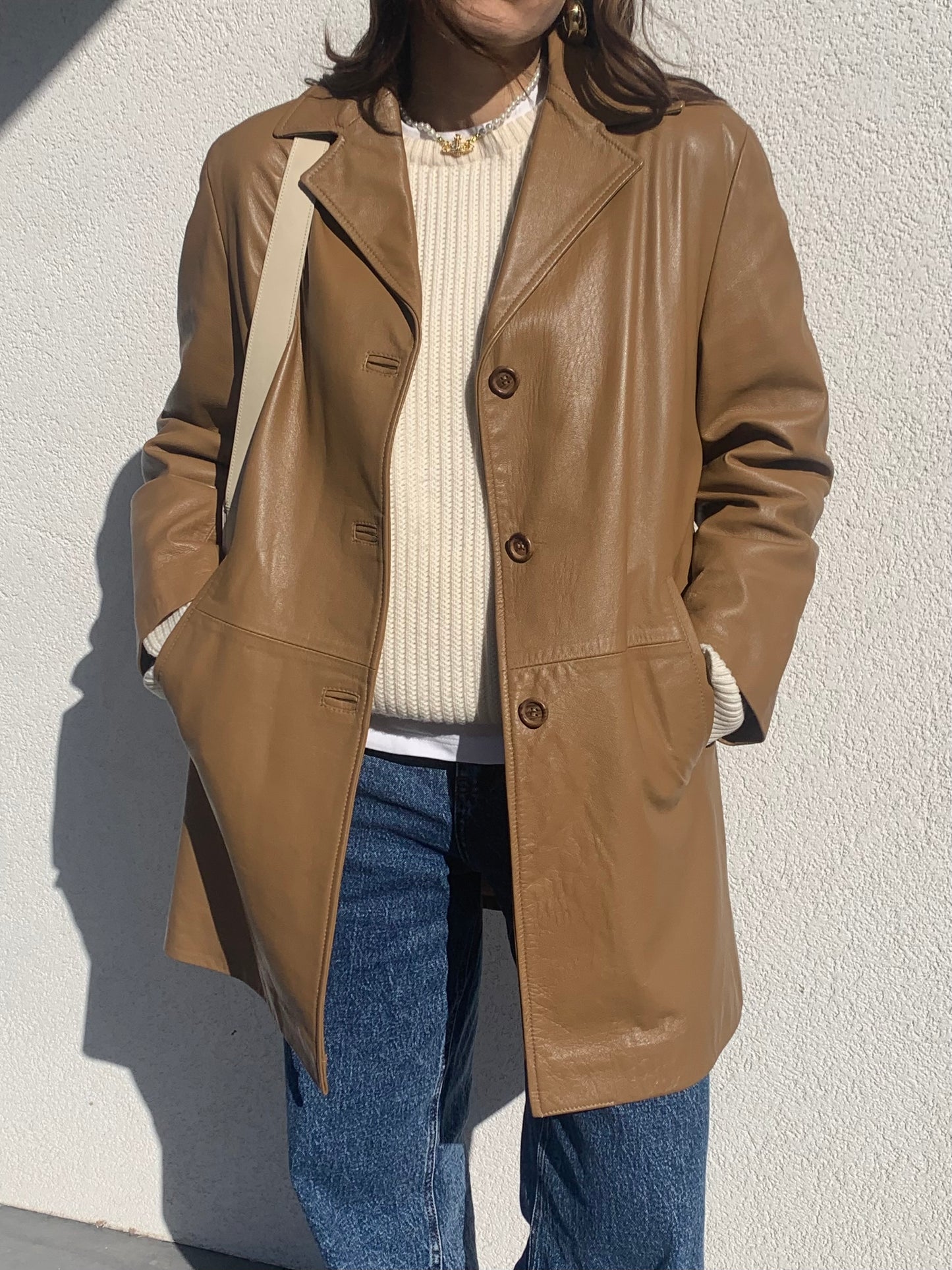 Biscotto leather jacket