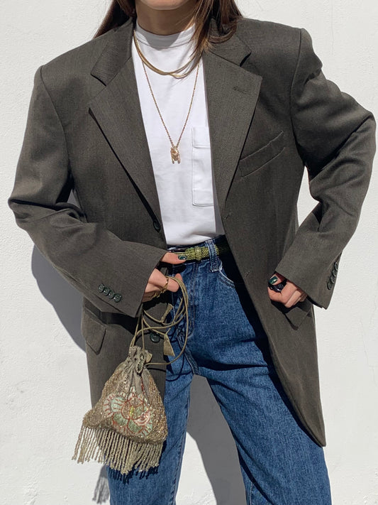 Olive green blazer
