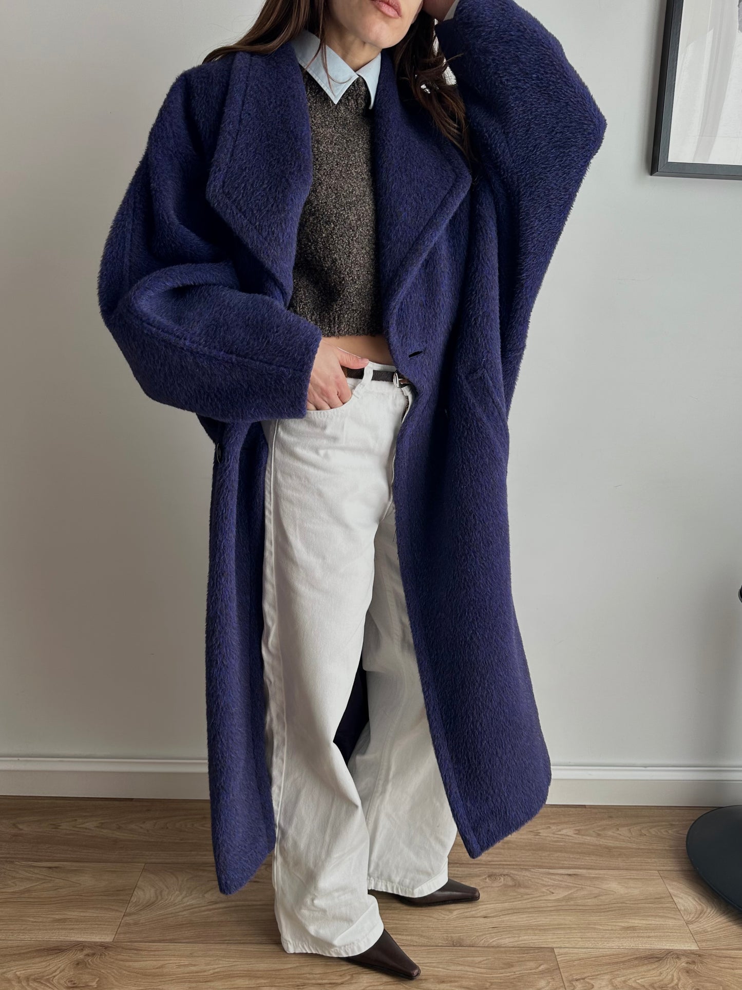 Dark lavanda coat