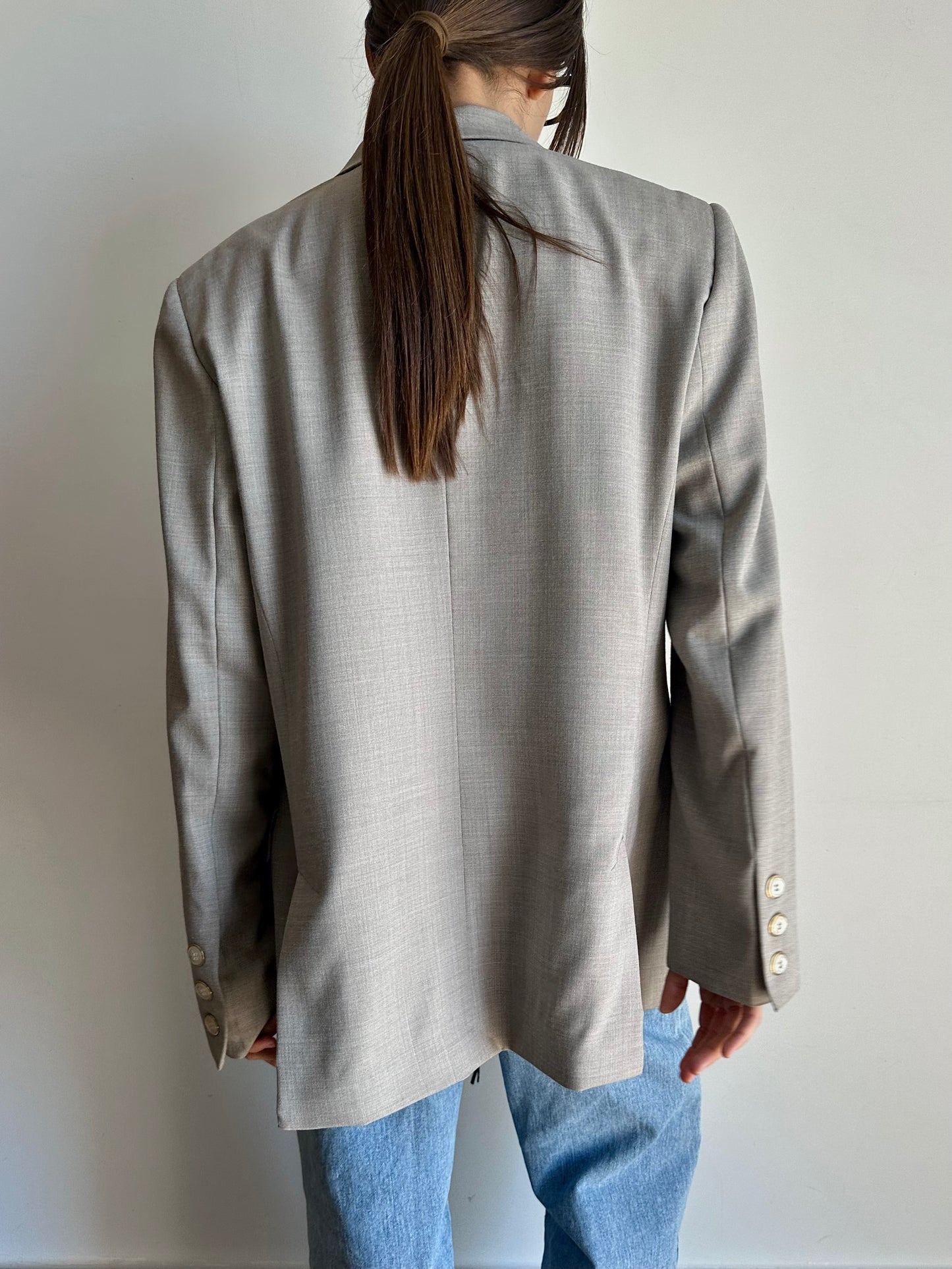 Stone grey blazer