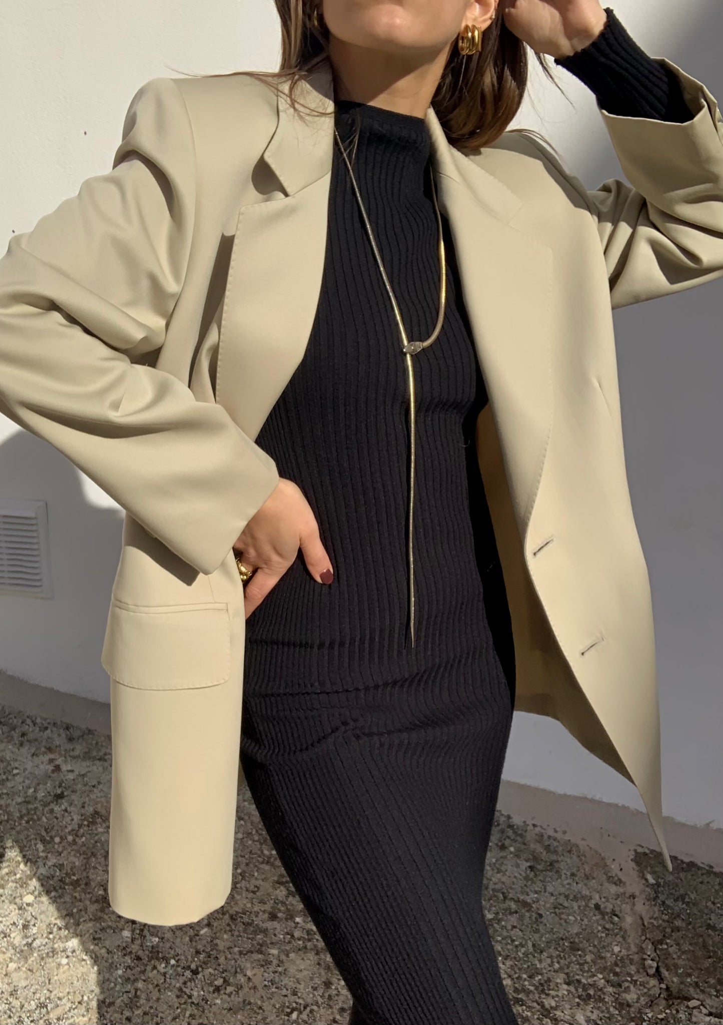 Vintage cream blazer