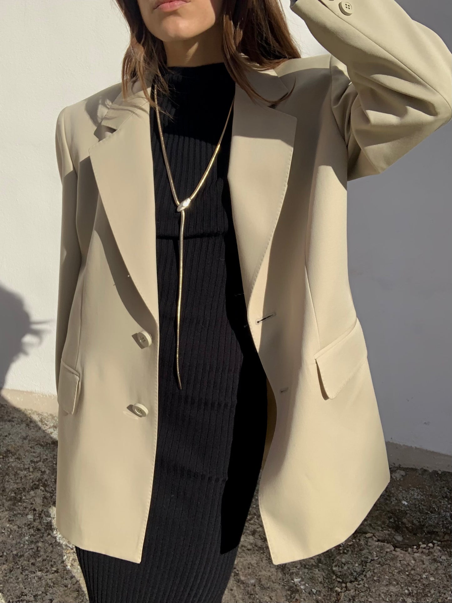 Vintage cream blazer