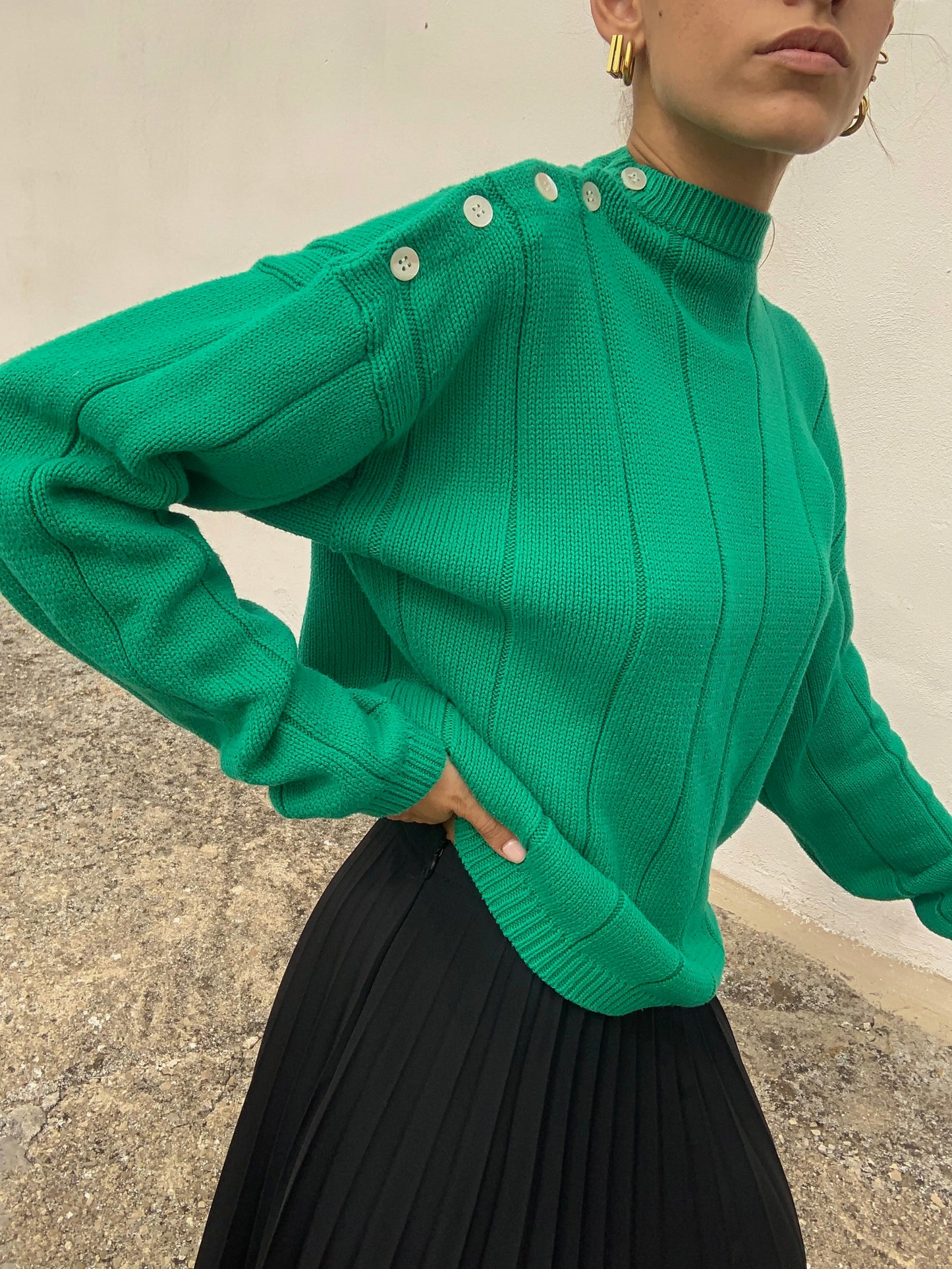 Emerald green jumper
