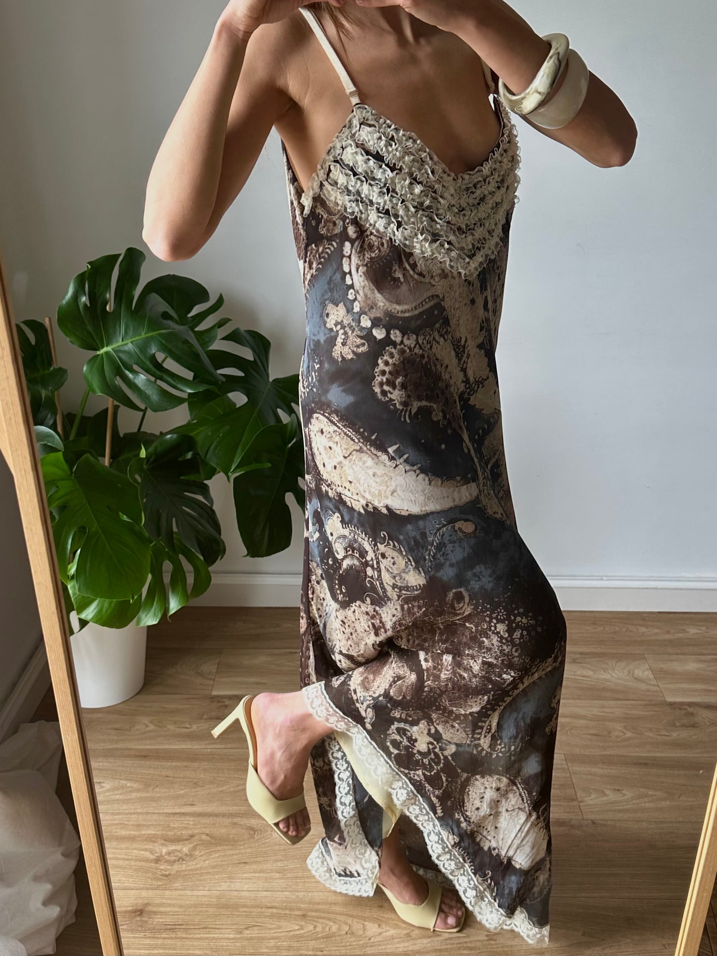 Abstract print dress