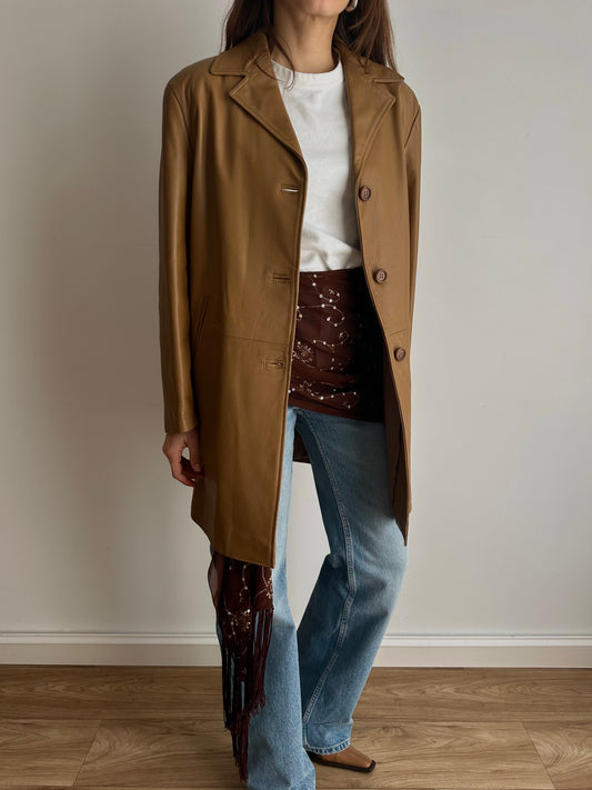 Biscotto leather jacket