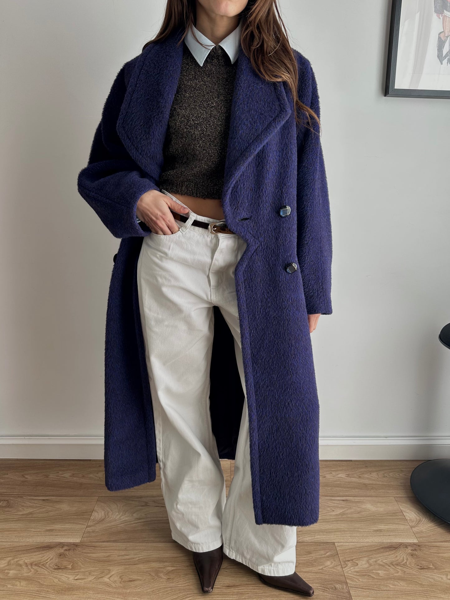 Dark lavanda coat
