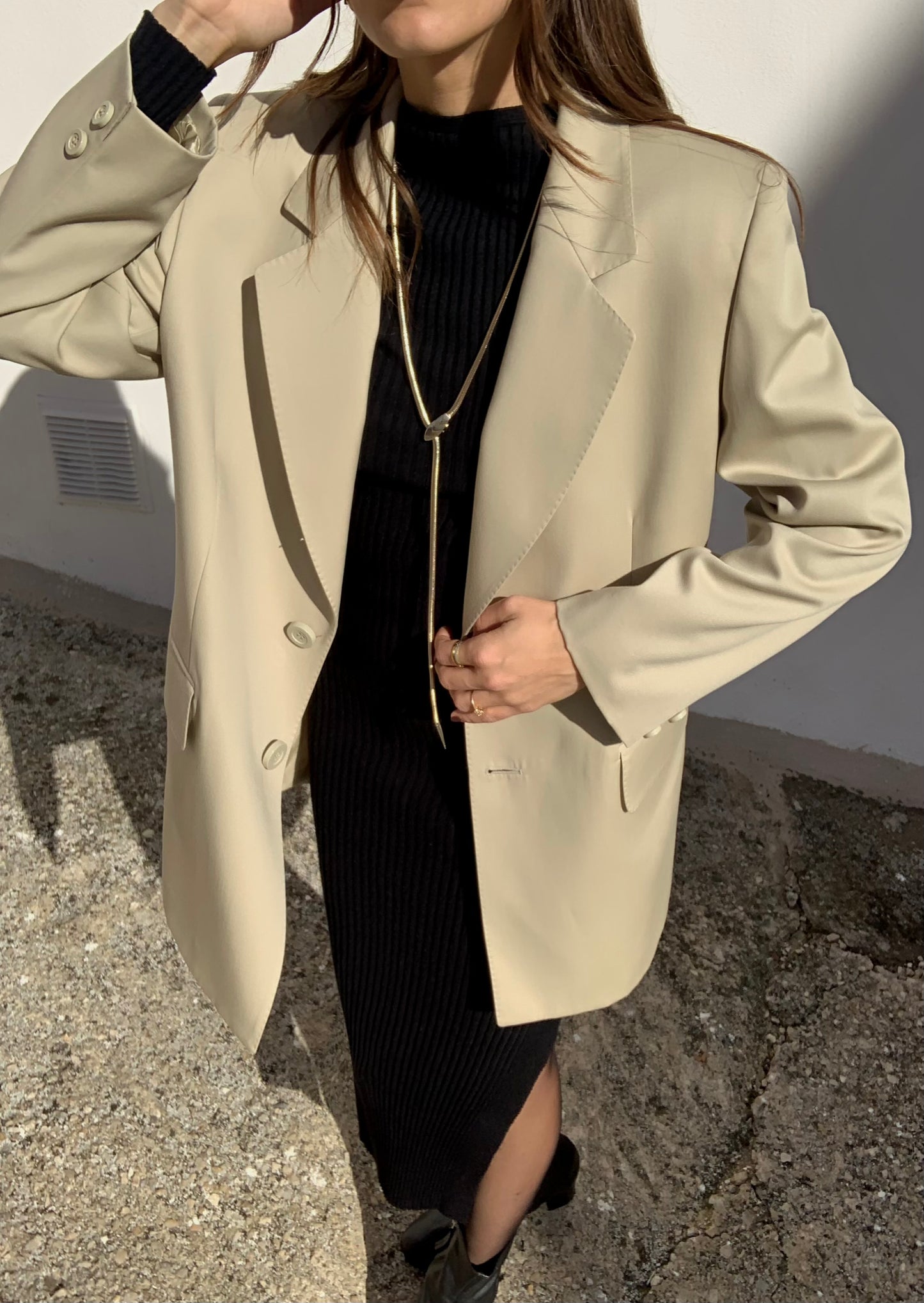 Vintage cream blazer
