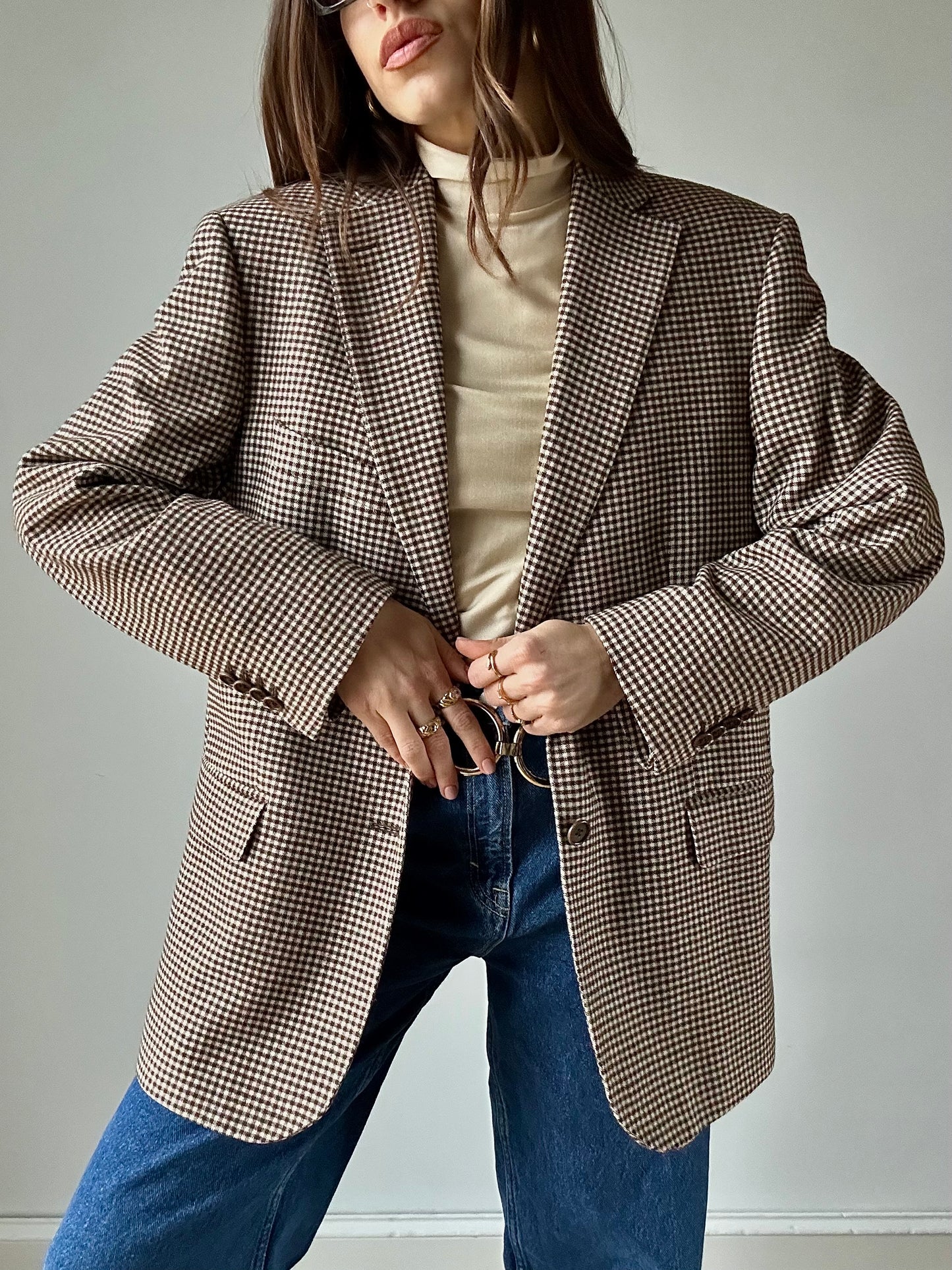 Choco quadretti blazer