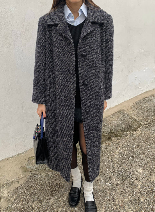 Vintage herringbone coat
