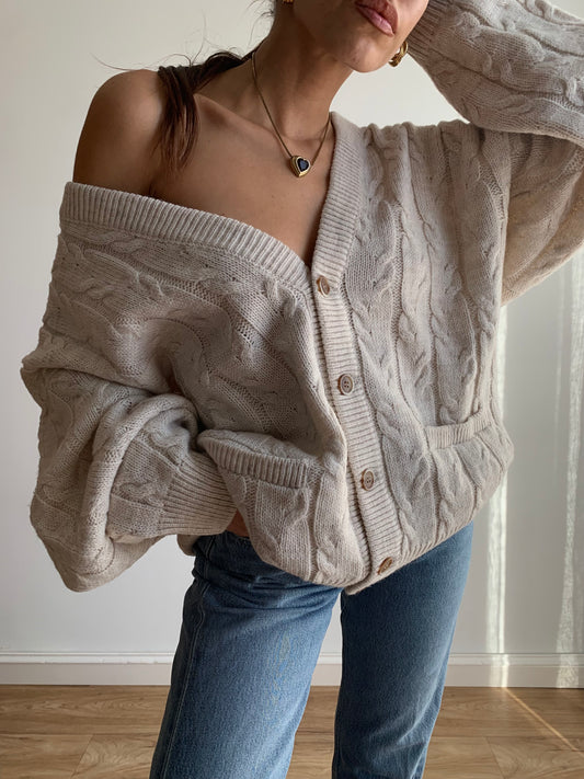 Ecru cardigan