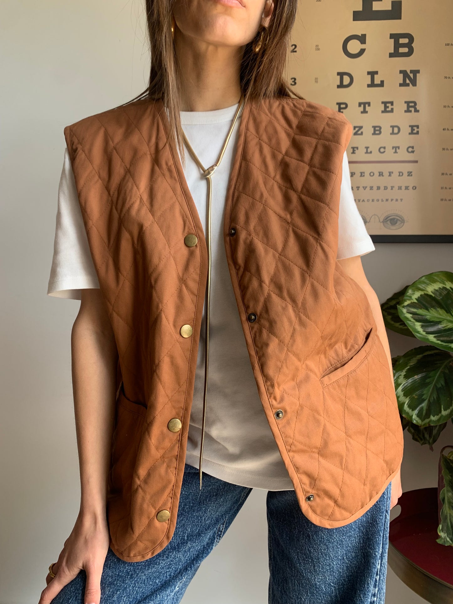 Vintage burnt orange vest