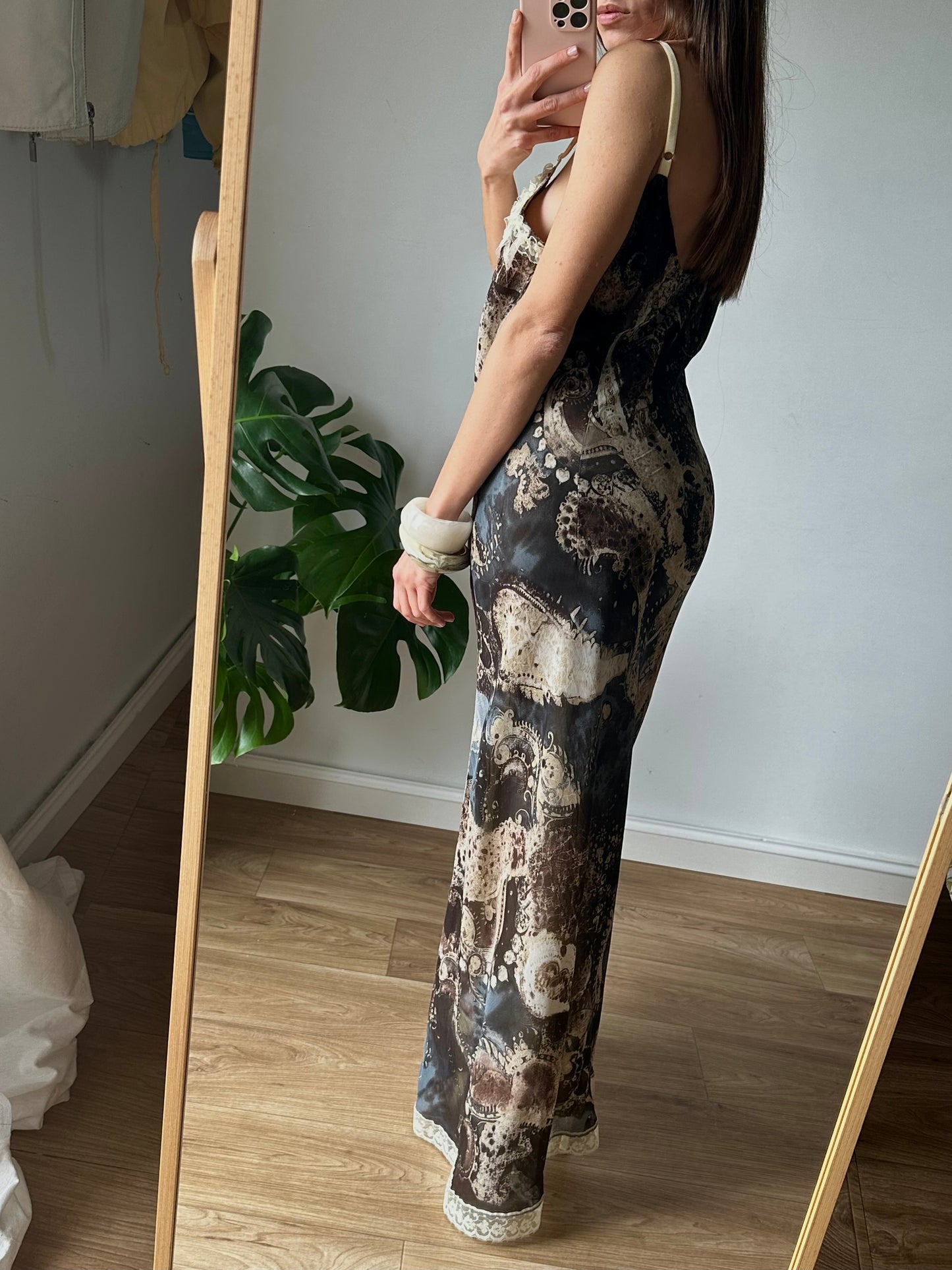 Abstract print dress