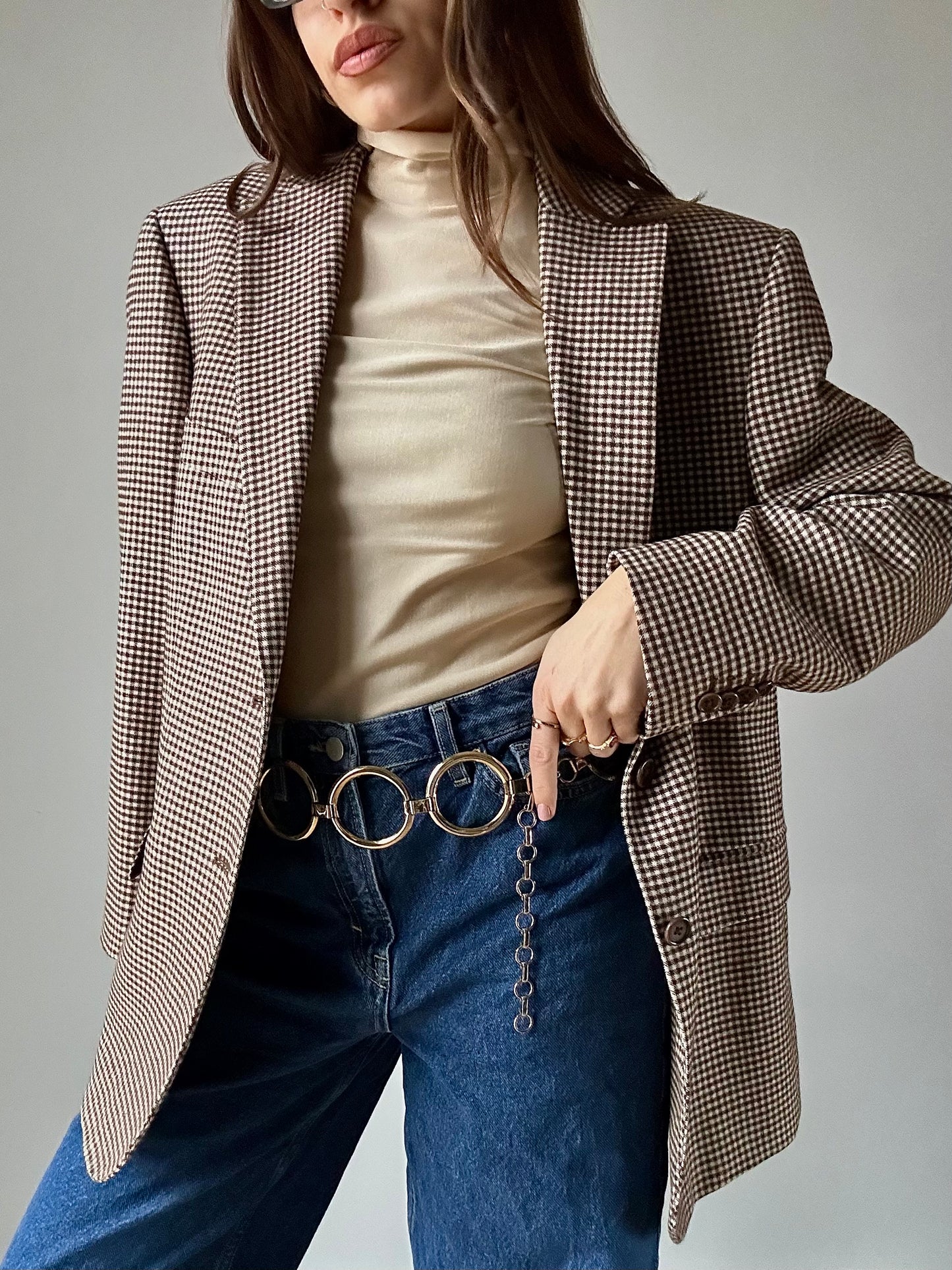 Choco quadretti blazer