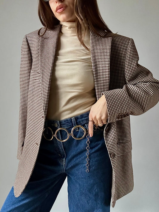 Choco quadretti blazer