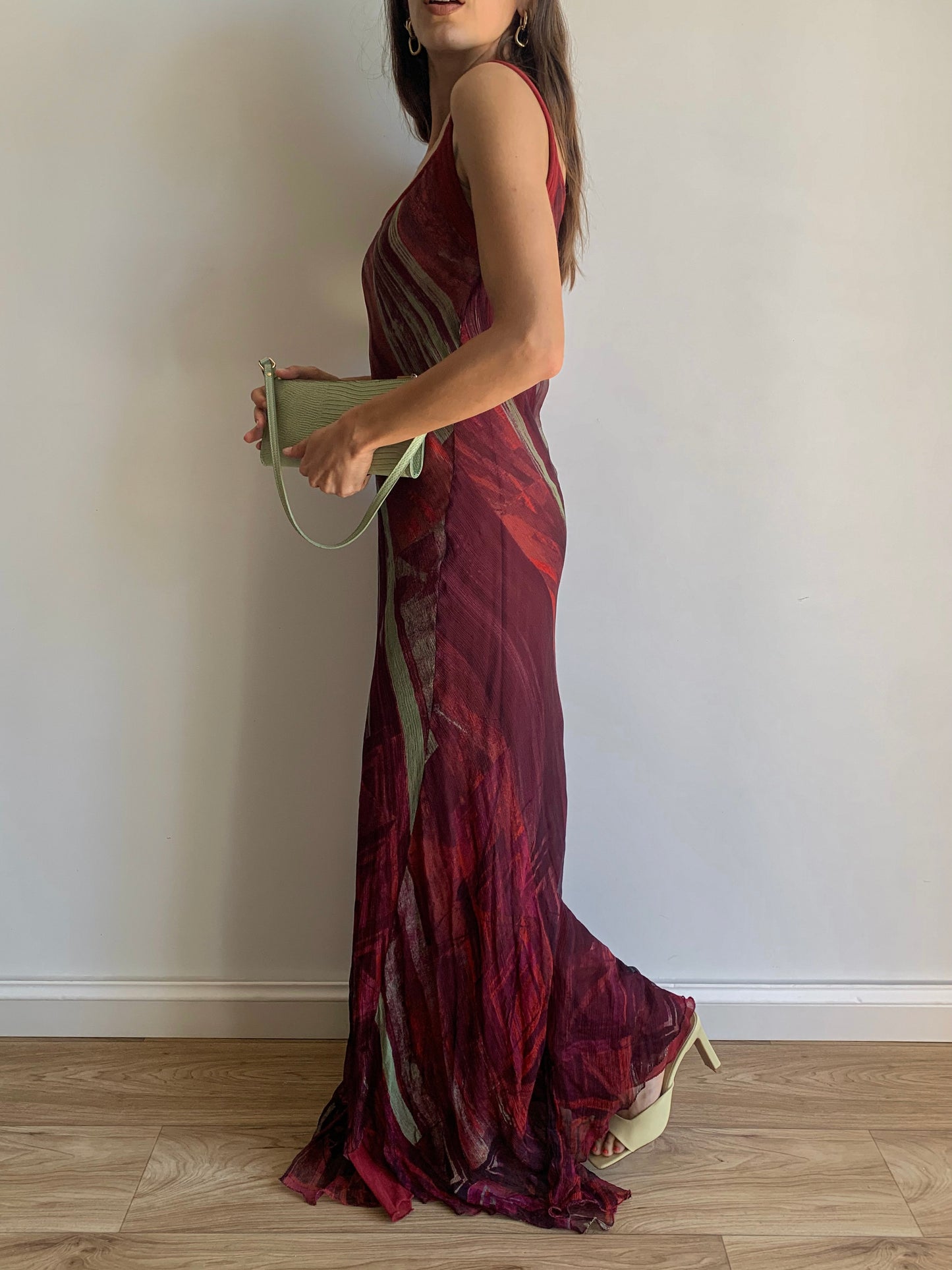 Marble effect dress