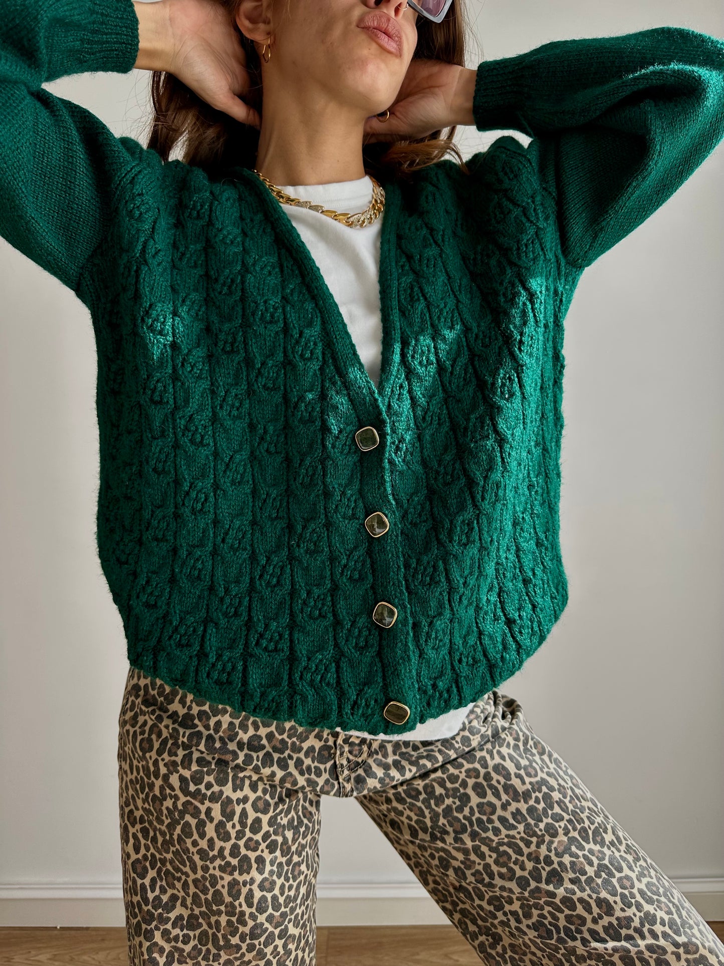Emerald cardigan