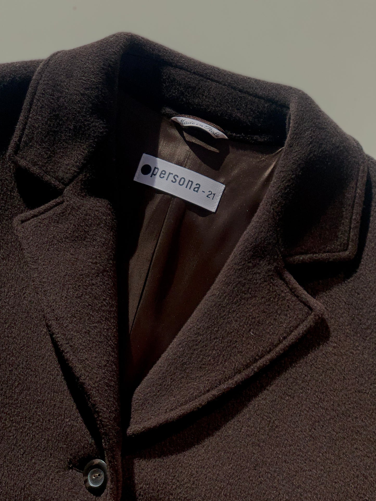 Vintage dark choco coat