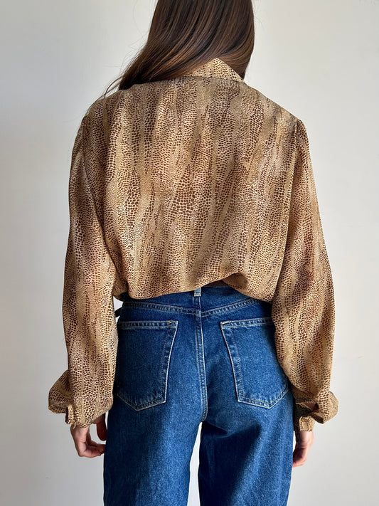 Snake print shirt